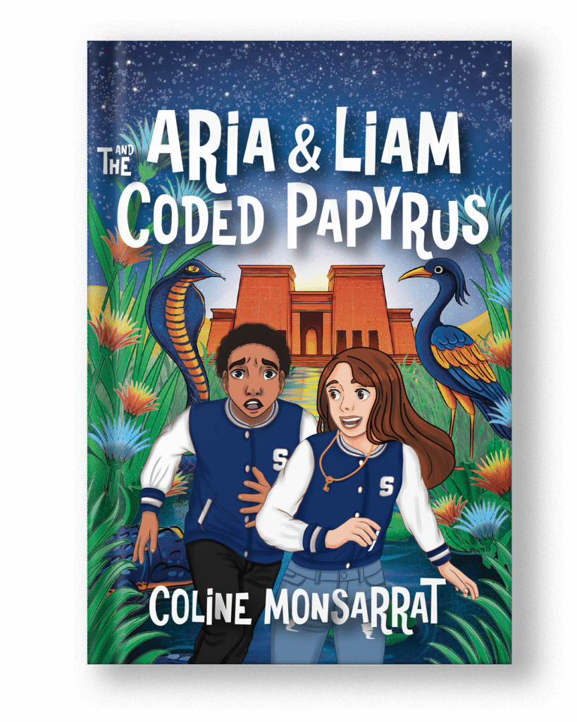 Aria and Liam and The Coded Papyrus cover