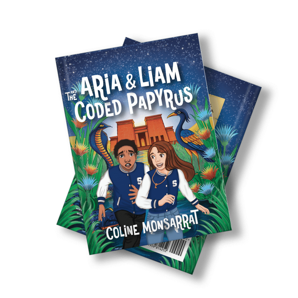 Aria & Liam and The Coded papyrus book cover